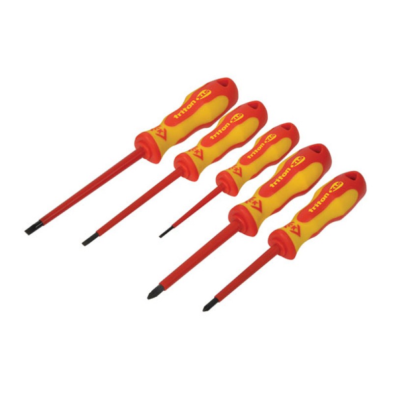 C.K Screwdriver set - Insulated Triton 5 Piece Slotted/PZD